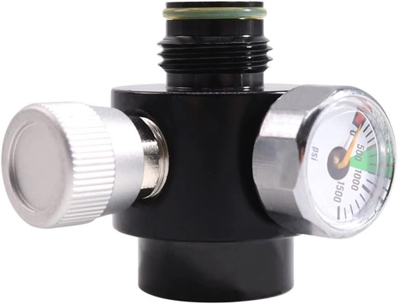 ZCTCL New Paintball Inner Thread,CO2 Cylinder Tank,On/Off Valve with 1500Psi Gauge,G1/2-14 - Image 3